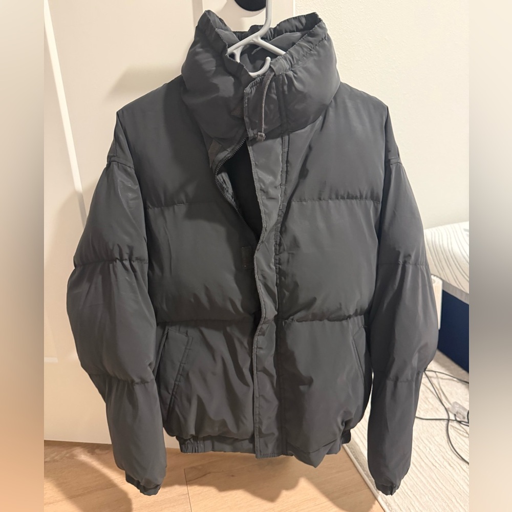 Essential Fear of God Unisex Puffer Jacket - Black